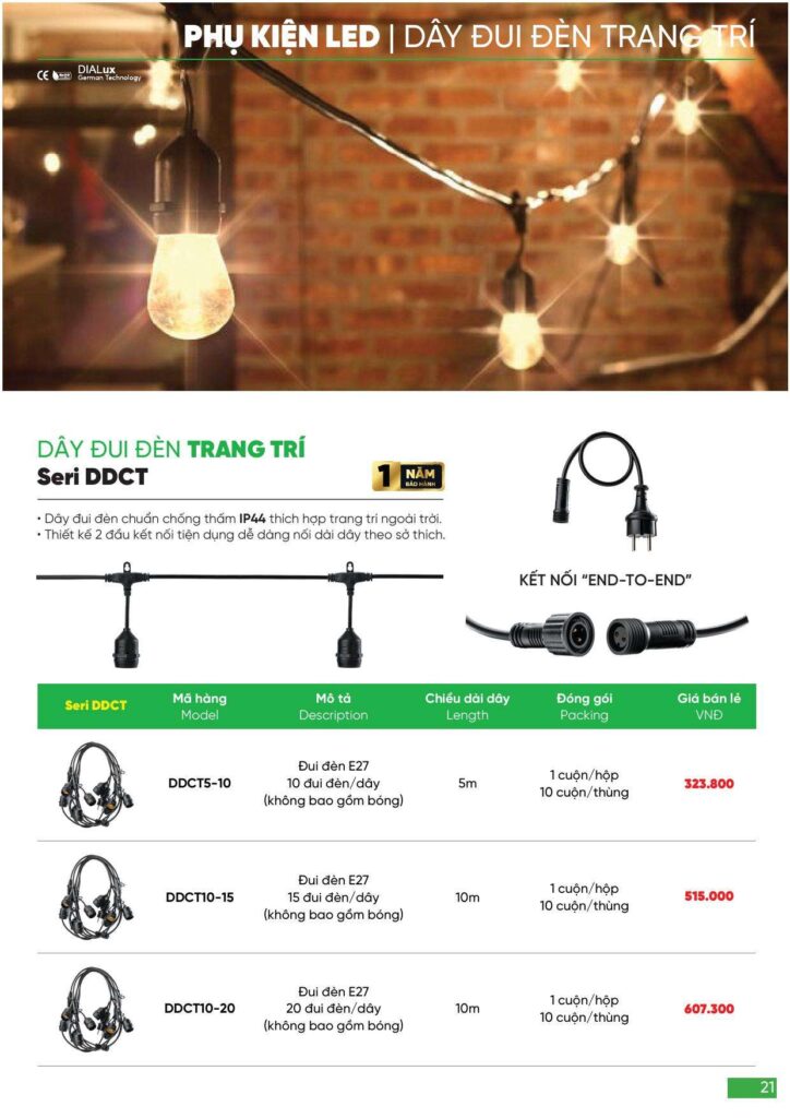 Bảng giá Đèn led MPE, thiết bị điện MPE mới nhất 2024 21