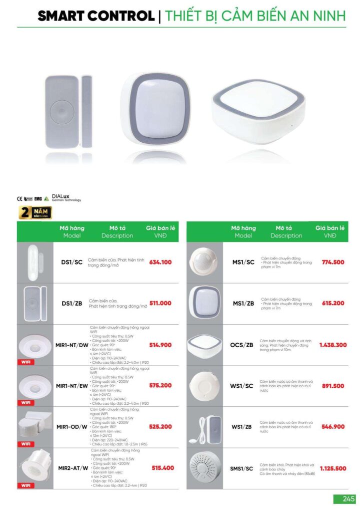 Bảng giá Đèn led MPE, thiết bị điện MPE mới nhất 2024 245