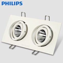 Đèn led âm trần GD022B LED8x2 12W (sáng vàng) Philips