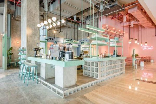 cách trang trí quán trà sữa đẹp