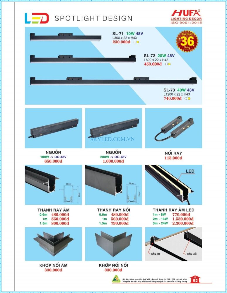 Bang Gia Den Led Hufa 2022 053