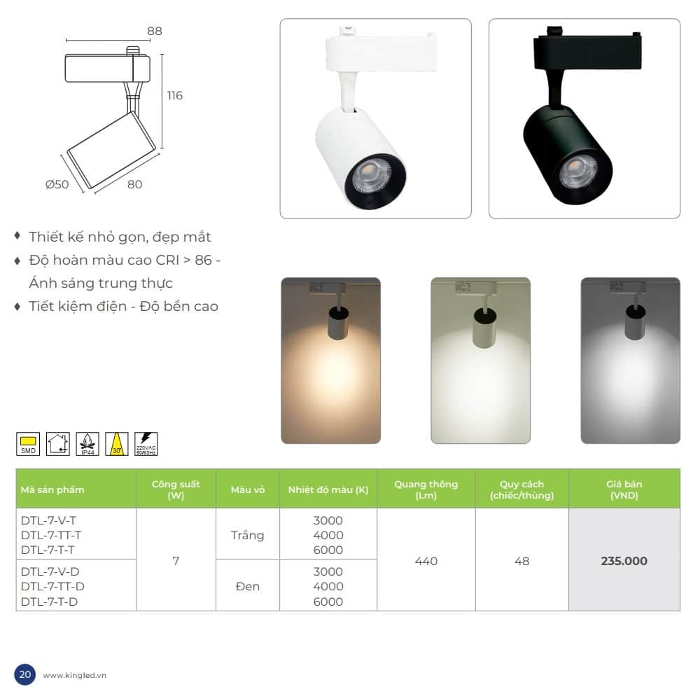 Bang Gia Den Chieu Roi Ray Kingled