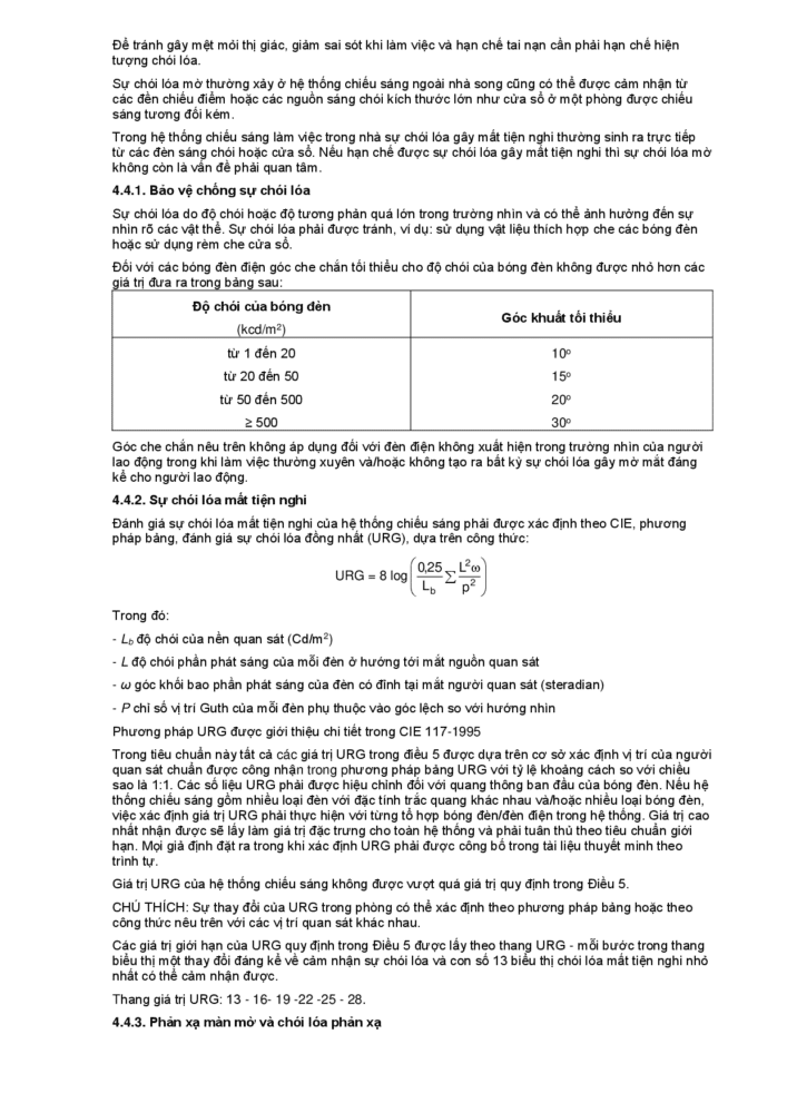 Tieu Chuan Quoc Gia Chieu Sang Noi Lam Viec Tcvn7114 1 2008 005