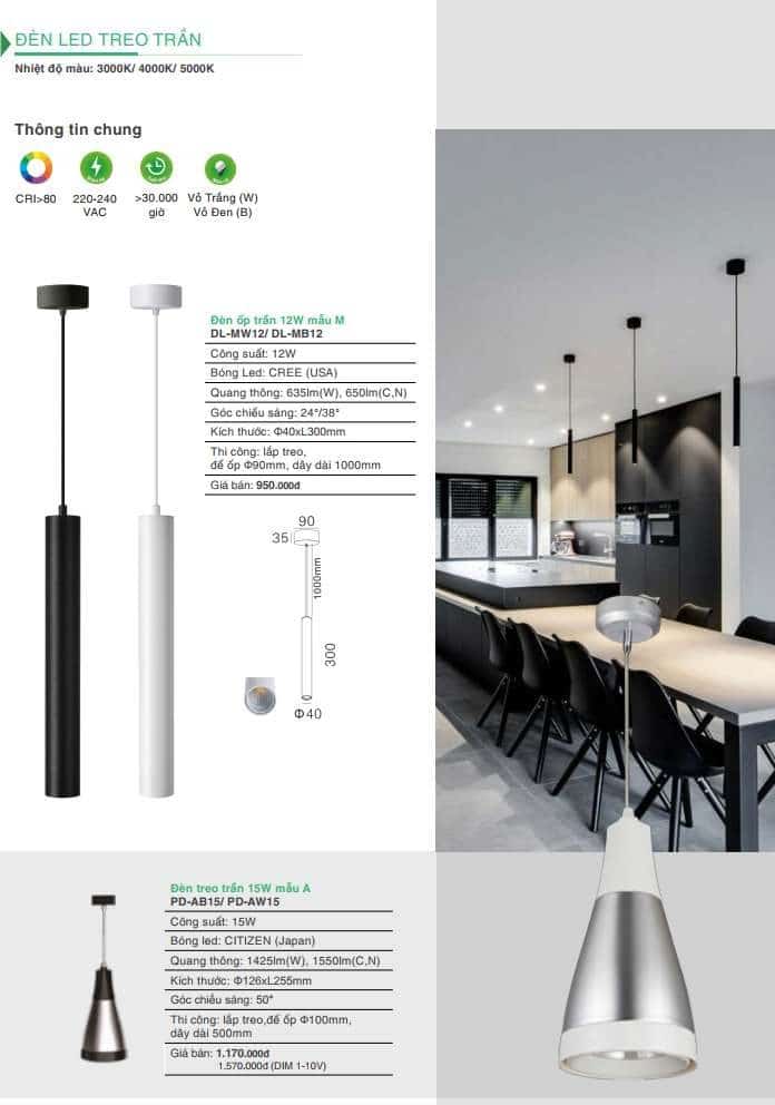 Bang Gia Den Led Tha Tran Vinaled