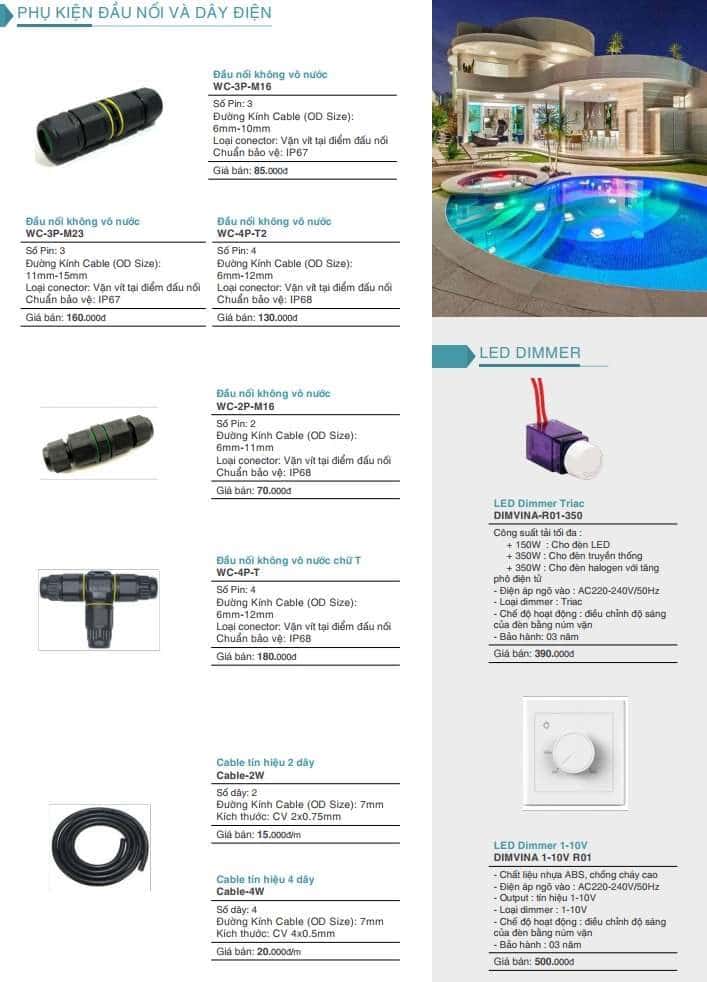 Bang Gia Phu Dien Dau Noi Va Day Dien Vinaled