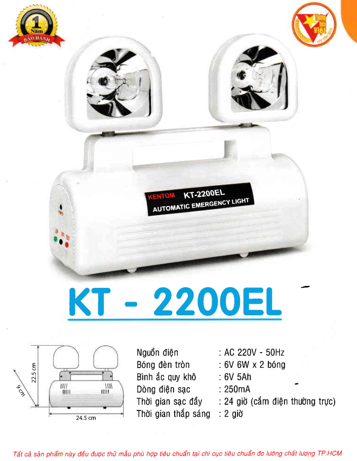 Den Khan Cap Kentom Kt 2200el