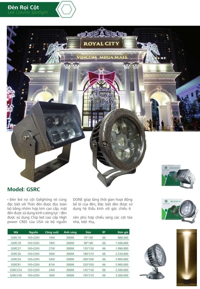 Den Led Roi Cot Gs Lighting