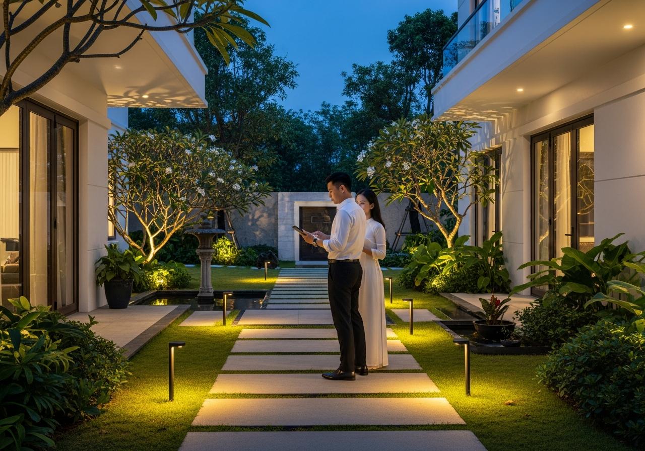 Chân CắM Đèn Led CắM Cỏ GọI Là Gì