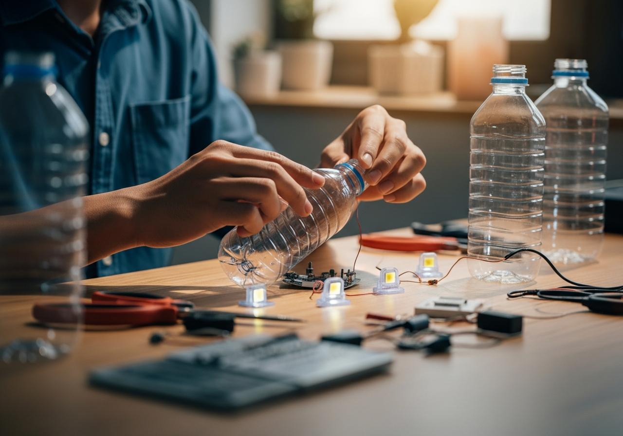 Hướng dẫn chi tiết 5 bước chế tạo đèn bắt muỗi hiệu quả từ vật liệu tái chế